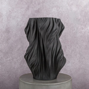 Black Ceramic Vase