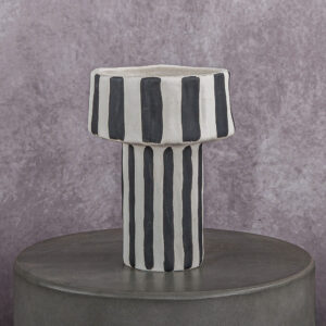 White/Grey Ceramic Vase