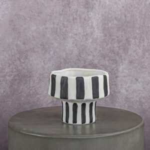 White/Grey Ceramic Vase