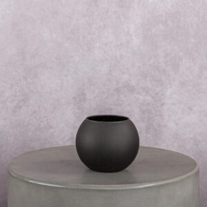 Black Glass Vase