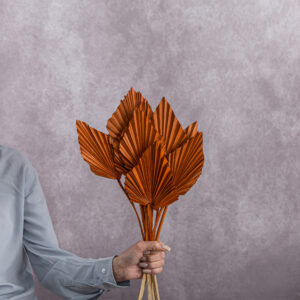 Orange Palm Dried Spear 5 stem bunches