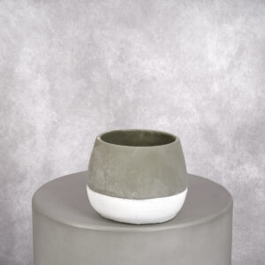Grey Cement Vase