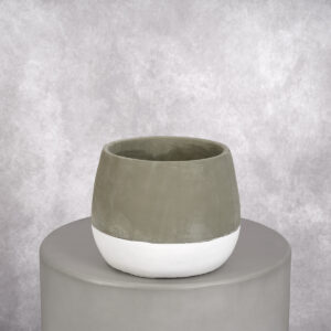 Grey Cement Vase