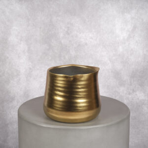 Gold ceramic Vase