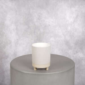 Cream Ceramic Vase