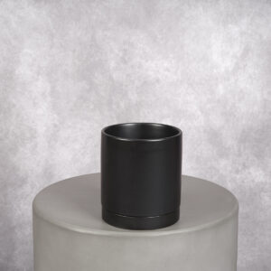 Black Ceramic Vase