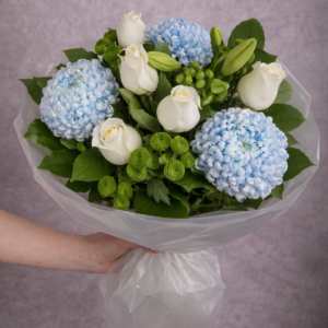 Light Blue Market Bouquet